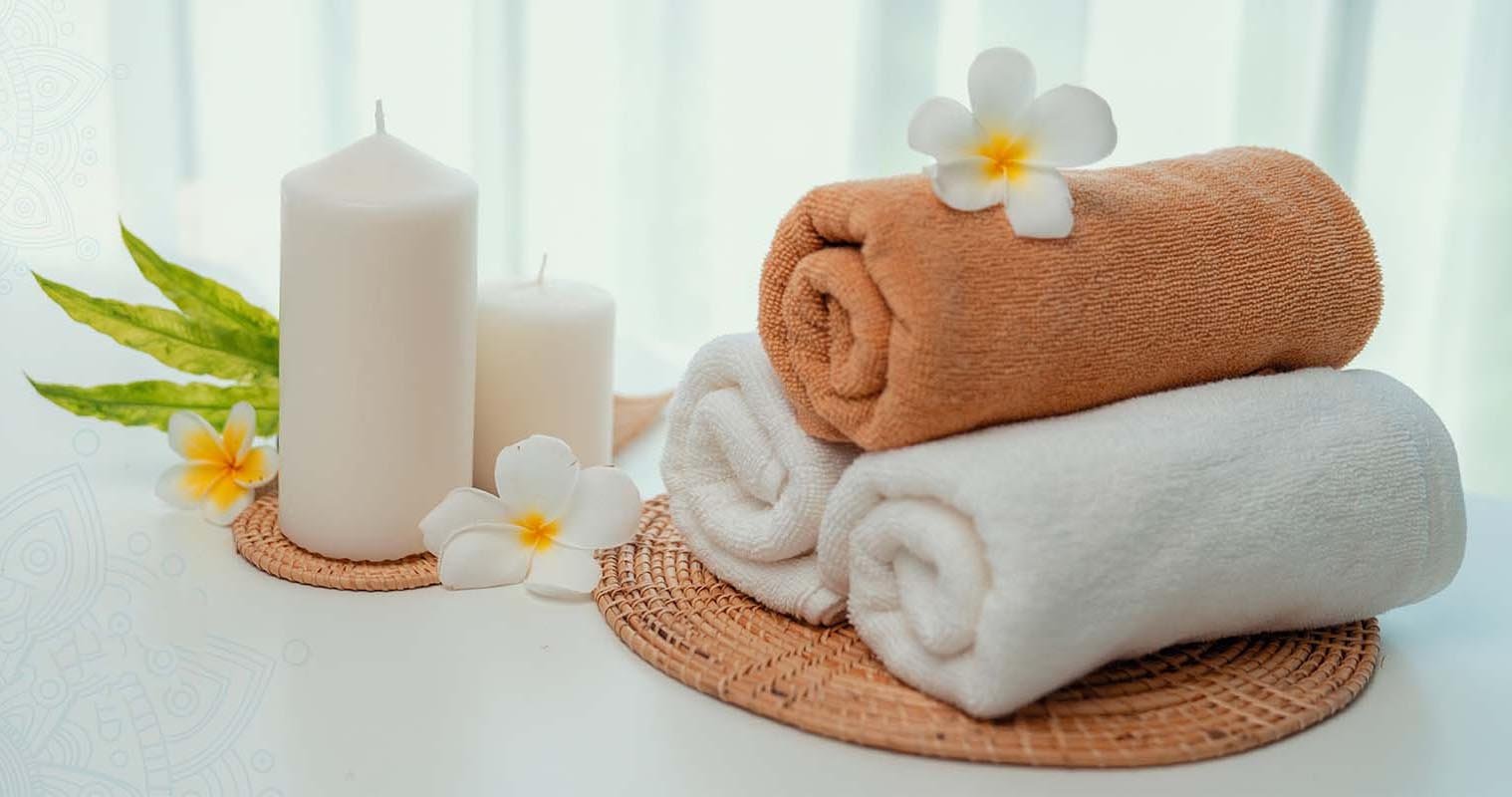 Relaxing spa wellness setting at Four Fountains De-Stress Spa